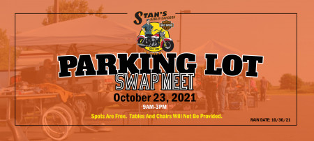 Stan's Fall Parking Lot Swap Meet