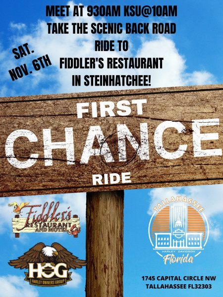 Hog Chapter First Chance Ride KSU@10am