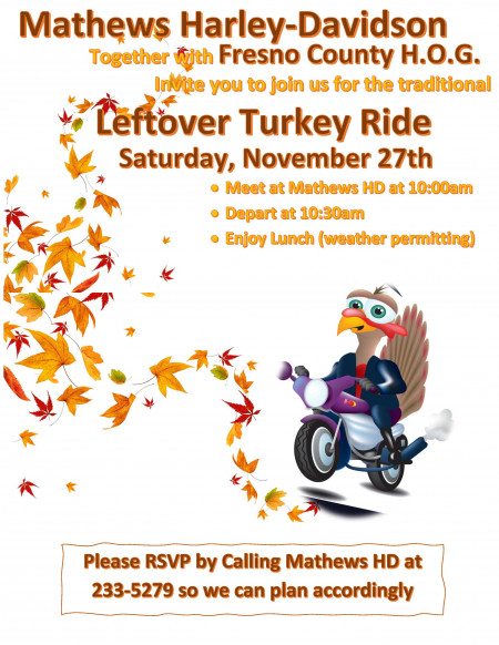 LEFTOVER TURKEY RIDE