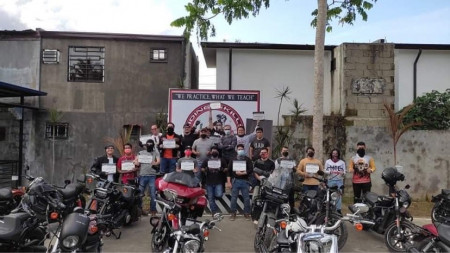 H-D of Manila's clients Safety and Advanced Ride Training