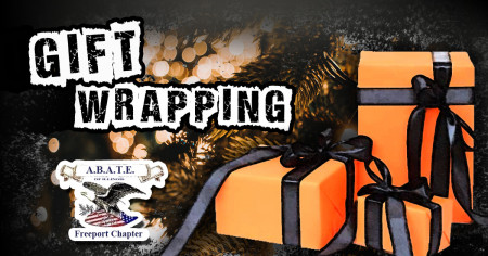 Gift Wrapping with A.B.A.T.E. of IL - Freeport