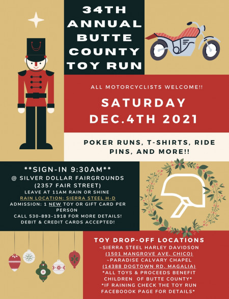 34th Annual Butte County Toy Run