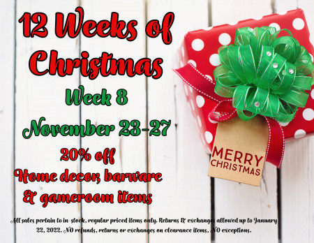 12 Weeks of Christmas Week 8