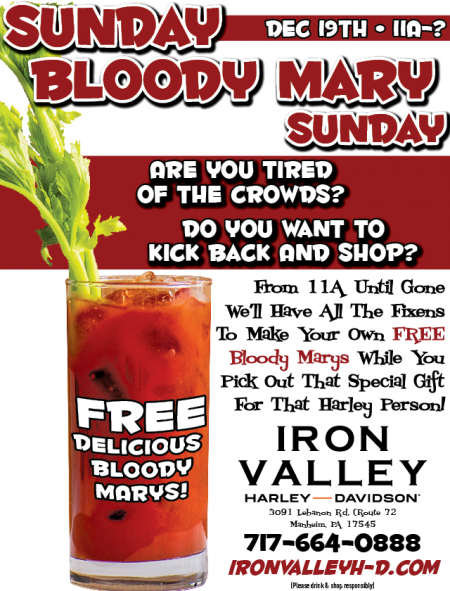 Sunday Bloody Mary Sunday