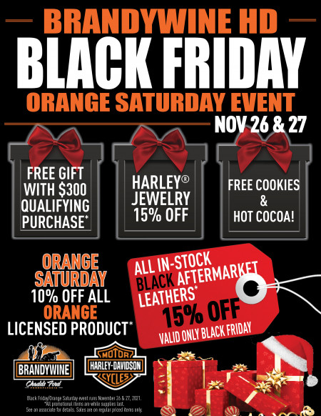 Black Friday & Orange Saturday