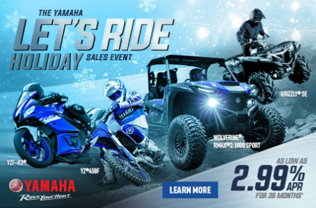The Yamaha Let's Ride Holiday Sales Event