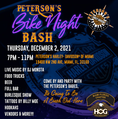 BIKE NIGHT BASH!!!