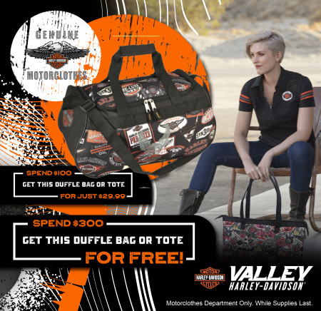 Get Your Duffle Bag or Tote Today!