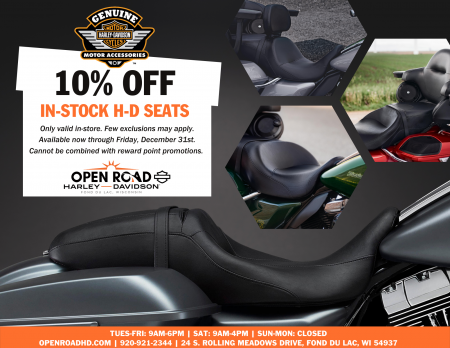 10% Off In-Stock Seats