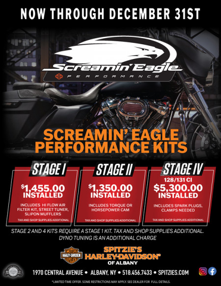 Screamin' Eagle Installed Kits!