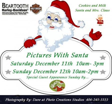 PICTURES WITH SANTA!