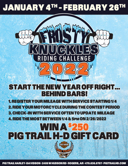 Frosty Knuckles Riding Challenge 2022