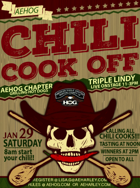 AEHOG Chili Cook-Off - ALL ARE WELCOME!!
