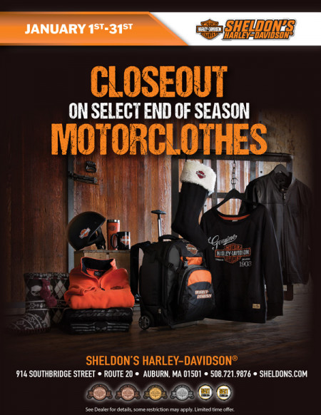 January Motorclothes Promo!