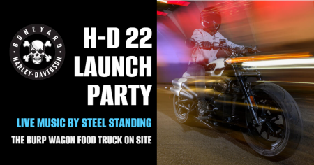 H-D 22 Launch Party with Steel Standin' Band & The Burp Wagon