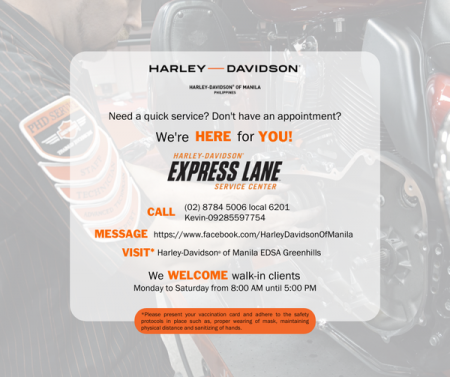 Express Lane Service Harley-Davidson of Manila