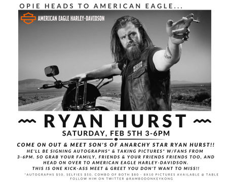 Opie Heads to American Eagle!!
