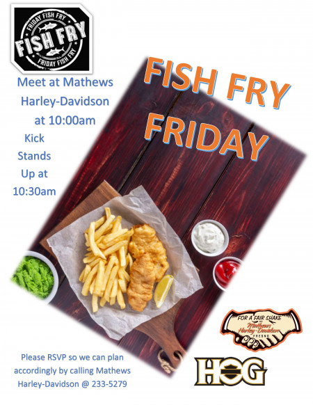 FISH FRY FRIDAY RIDE