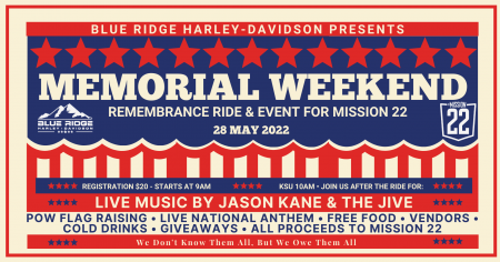 Memorial Weekend Remembrance Ride & Event