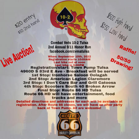 Combat Vets 10-2 9/11 Honor Run 2022