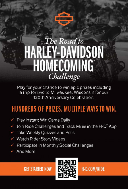 The Road to Harley-Davidson Homecoming Challenge