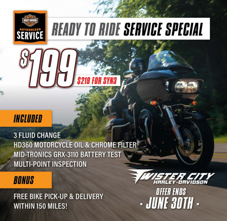 READY TO RIDE SERVICE SPECIAL