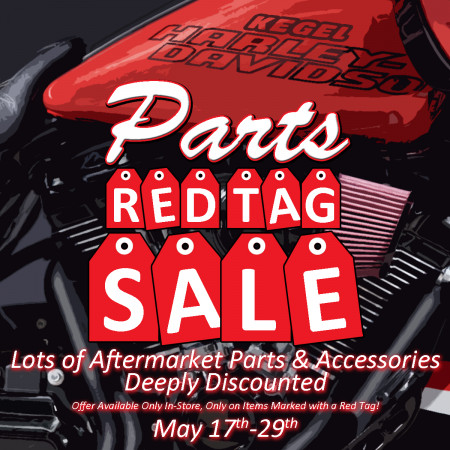 Parts Red Tag Sale
