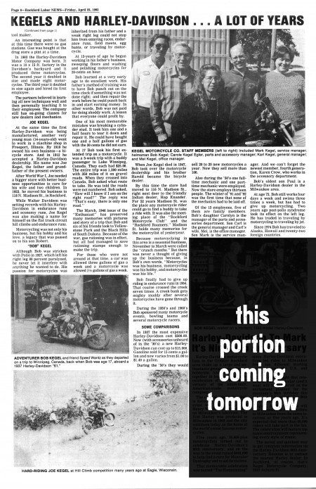 110th Anniversary Look Back - Day 123