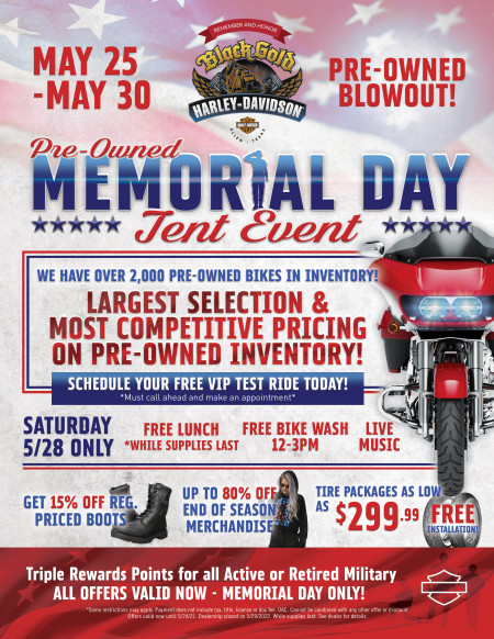 Memorial Day Tent Event