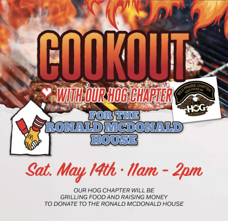 Cookout with our HOG Chapter!
