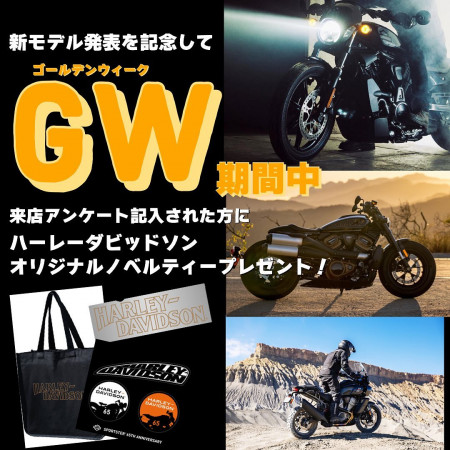 NEWモデル発売記念、GW限定!