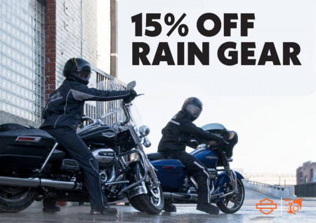 15% Off Rain Gear
