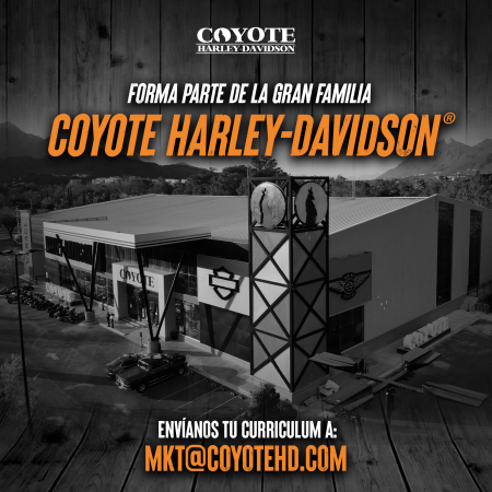 SE PARTE DE LA FAMILIA COYOTE HARLEY-DAVIDSON®