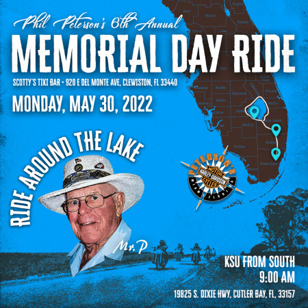 Phil Peterson's 6th Annual Memorial Day Ride From South Store