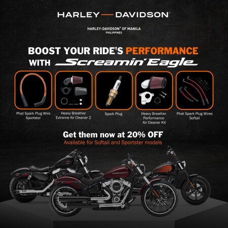 Screamin' Eagle Performance now at 20% OFF