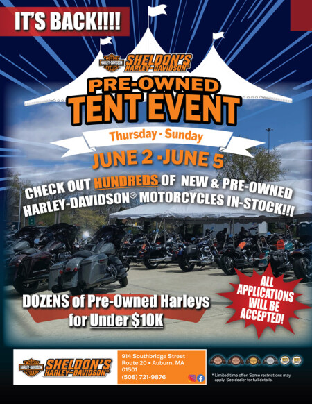 Pre-Owned Tent Event