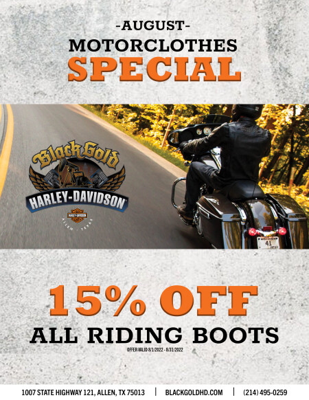 August Motorclothes Special