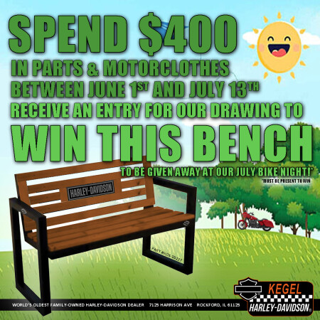 H-D Outdoor Bench Giveway!