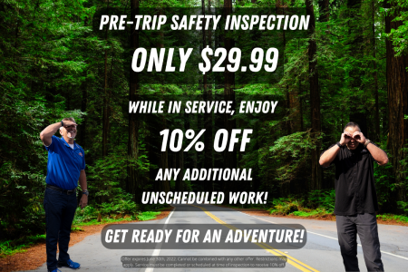 $29.99 Pre-Trip Safety Inspection