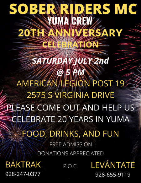 SRMC Yuma Crew 20th Anniv Celebration