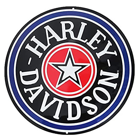 Tin Sign H-D Fat Boy Gas Cap | Anak 