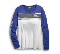 H-D WOMEN'S TEE CHEST STRIPE