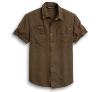 SHIRT-WOVEN,TAN
