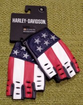 GLOVES-F/L,PATRIOT,LTHR,RED