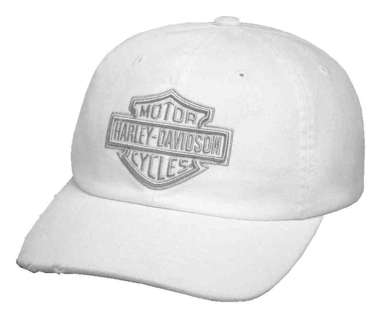HarleyDavidson® Men's Embroidered B&S Phantom Baseball Cap, White