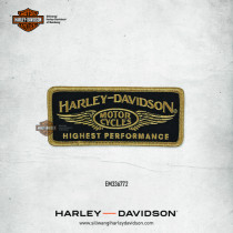 H-D EMBLEM HIGHEST PERFORMANCE GOLD & BLACK