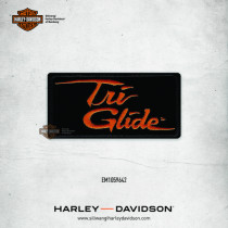 H-D EMBLEM TRI GLIDE 4W X 2H
