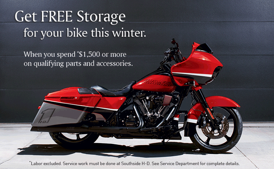Winter Motorcycle Storage Indy Southside HarleyDavidson