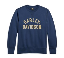 PULLOVER-KNIT, BLUE, SLIM