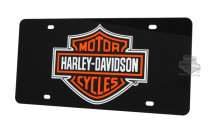 H-D B&S ORANGE/WHITE BLACK TAG ACRYLIC